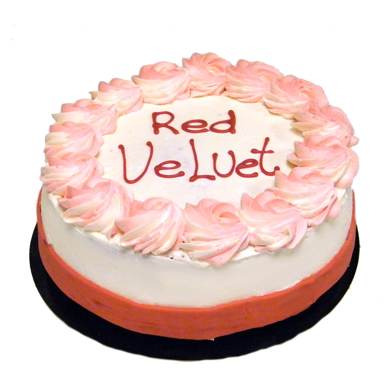 Red velvet taart