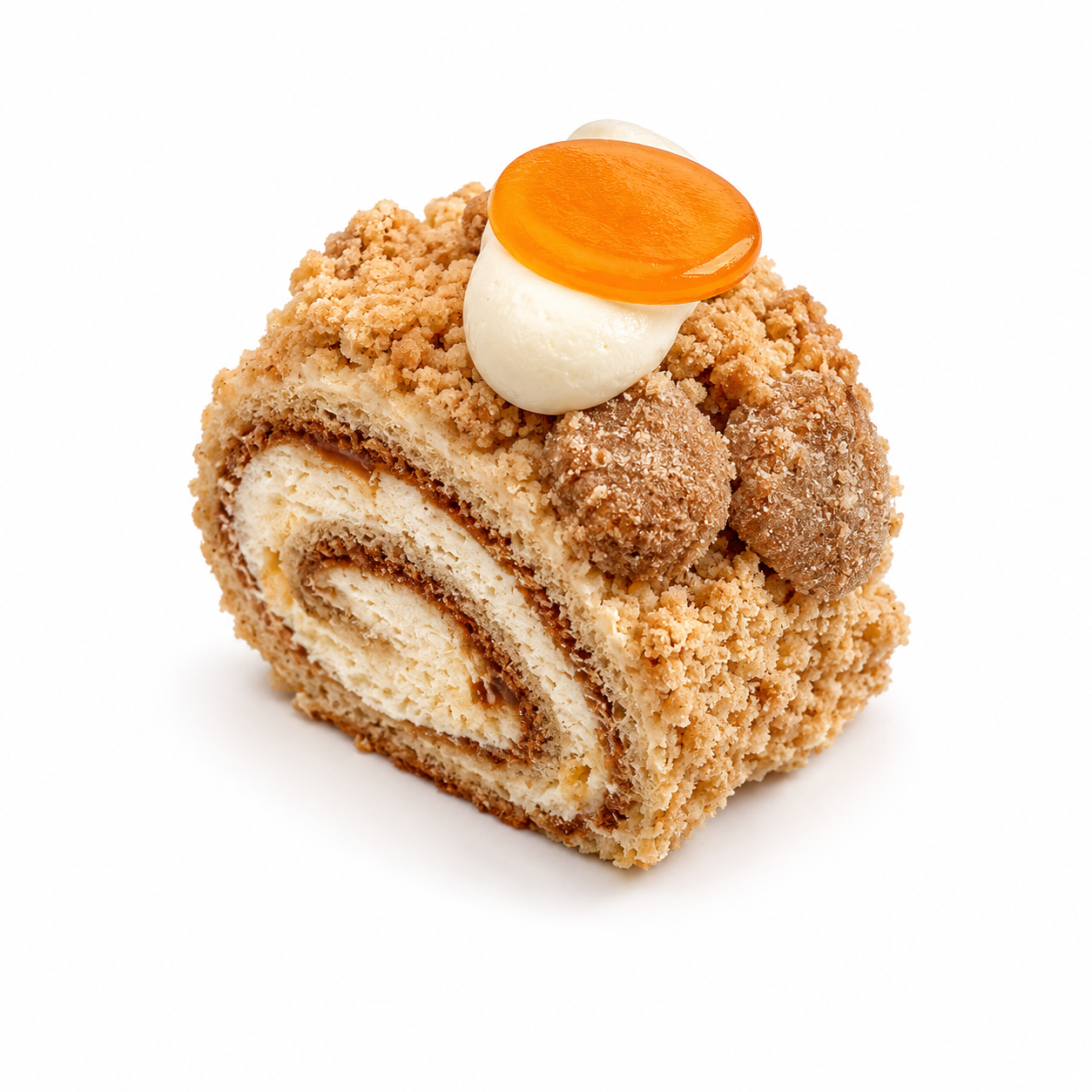Cookie caramel rolletje
